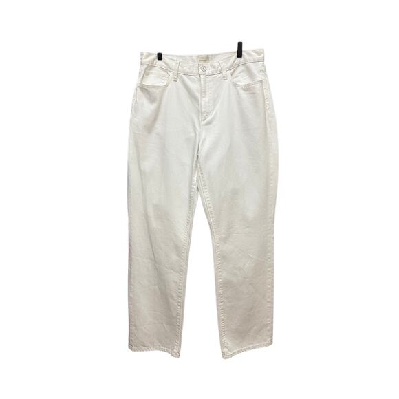 Favorite Daughter The Tommy Mid Rise Boyfriend Jean Size 31‎ White Anthropologie - Picture 15 of 16